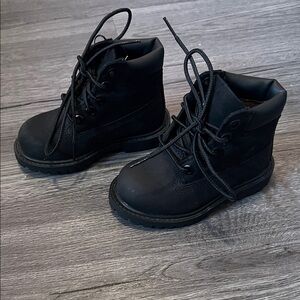 Timberland Kids Black Boots